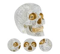 1pc Halloween Horror Skull Statue Desktop Statues Decor Home Skull Figurine