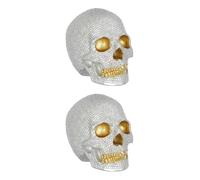 1pc Halloween Horror Skull Statue Desktop Statues Decor Home Skull Figurine