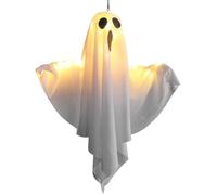 1pc Hanging Ghost 16x20 Decorazioni spettrali sospese con braccio pieghevole, illuminazione di un fanatico del fantasma a led Waterroofroofroo-up, decorazioni fantasma a 3 modalità per Halloween,