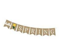 1pc Hello Spring Party Swallowtail Cotail Banner Banner Party Scene.