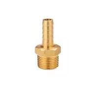 1pc Hose Barb OD for M12 M14 M16 M18 M20 M22 Filettatura Metrica Femmina In Ottone Raccordo Tettarelle da biberon Giunto Comune(M22x1.5,14mm)