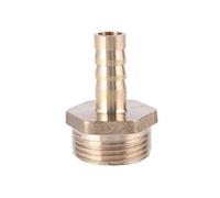 1pc Hose Barb Tail 6/8/10/12/14/16/19/25MM Ottone Raccordo 3/4 "BSP Maschio Connettore Giunto Rame Accoppiatore Adattatore(16mm Barb)