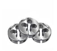 1PC HSS-CO Filettatura Metrica Regolabile Die Rotonda M1.6M2M3M3.5 M4 M4.5 M5 M6 X0.2X0.3X0.4X0.5 Vite in acciaio inox Filettatura Diess(M1.7X0.2 1PCS)