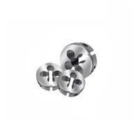 1PC HSS-CO Matrice rotonda for tubi regolabili PT PS G PF NPT NPS 1/16-27 1/8-27 1/4-18 3/8-18 1/2-14 AR-D Filettatura Matrici(PT1I2-14)