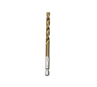 1pc HSS Punta da trapano rivestita in titanio in acciaio ad alta velocità 1/4 codolo esagonale 1.5mm-6.5mm for utensili elettrici for taglierina for legno/metallo(4.8mm)