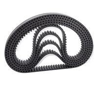 1pc HTD 5M Cinghia dentata 1000/1005/1010/1020/1035mm Lunghezza 10/12/15/20/25mm Larghezza 5mm Passo Trasmissione in gomma Puleggia sincrona(1035mm Teeth207,10mm)