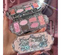 1PC Huazhixiao Swan Ballet Ombretto, Delicato Matte Glow Shimmer Impermeabile 6 Colori Glitter Eye Shadow Palette, Altamente Pigmentato Dall'Aspetto Naturale Sfumabile Impermeabile di Lunga Durata /11