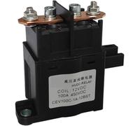 1PC HVDC-Relay Power Supply Control 12V 24V 450VDC 100A 1H contactor(12VDC) Controls Relays