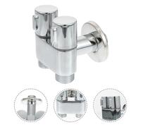 1pc igienici Acqua di rubinetto doppio comando rubinetto durevole Lavatrice