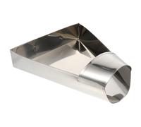 1pc in acciaio inox ICE Scovel Ice Scoops Simple Ice Cube Scoop (Argento)