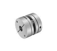 1PC In Lega di Alluminio D26L26 Giunto A Membrana Singola Giunto Elastico D26mm L26mm Vite A Sfere Passo Servo Motore Encoder Computer Parti FA(6x10)
