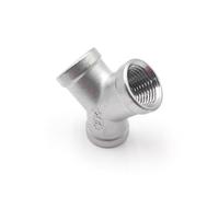 1pc INTERNAL Y-3-WAY 3/8" BSP Elbow Butt Adapter 304 Stainless Steel Pipe Fittings Suitable Home Piping