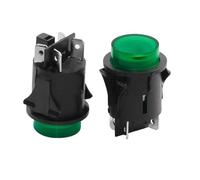 1PC Interruttore for barca a quattro pin con piastra di inclinazione dritta verticale RL5-T125-55 scheda a pulsante autobloccante rotondo da 24 mm Controls Switches