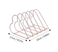 1pc Iron Art Portariviste Desktop Storage Rack Magazine Organizer per Home
