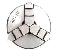 1pc K01-50/63/80/100 Mandrino for tornio for legno a scorrimento manuale autocentrante a 3 griffe for la lavorazione del legno di precisione(K01-63)