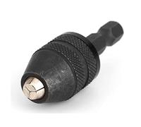 1PC Keyless Drill Chuck Cacciavite Impact Driver Adattatore 1/4 ''Hex Shank Drill Bit Strumento Convertitore Adattatore-Black