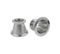 1PC KF16 to KF25 Vacuum Tri Clamp Reduer SUS304 Stainless Vacuum Pipe Fitting Reducer Reducing Connector