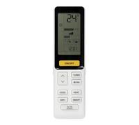 1pc La temperatura intelligente del telecomando del condizionatore d'aria supporta il raffreddamento/riscaldamento/deumidificazione/modalità automatica con vento
