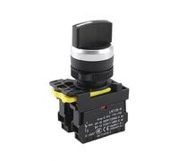 1pc LA115-A5 2/3 Posizione Manopola Selettore 1NO/1NO1NC Momentaneo/Latch Selettore 220V 5A Interruttore di Controllo di Alimentazione(3 Position,1NO_MOMENTARY)