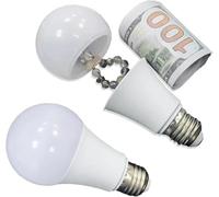 1Pc Lampadina Bianca Scatola di Sicurezza Luce Segreta, Conservazione Realistica Lampadina Decoy Nascondere, Scompartimento Nascosto Sicuro, Deviazione della lampadina, Casseforti nascoste Prodotti