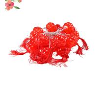 1PC Lanterna rossa LED String Lamp Fruit String Lights Lampada decorativa per