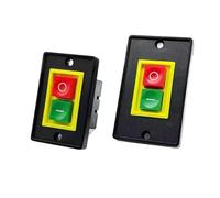 1pc Large panel Three-phase grinder bench drill machine start button switch AC-220V380V Starting switch Controls Switches