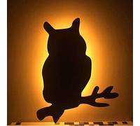 1PC LED Luce notturna a parete Controllo del suono Silhouette Scone Lampada Adorabile Gatto Cane Coniglio Ombra Luce Corridoio Camera da letto Lampada da parete Decorazione della casa (Colore : #17)