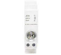 1PC Led Tipo di Guida Luce di Segnale Interruttore Scatola di Distribuzione Armadio Indicatore di Alimentazione 24V 220V 230V JD9 Protettori di dispersione a terra (Size : 220v White)