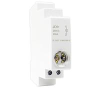 1PC Led Tipo di Guida Luce di Segnale Interruttore Scatola di Distribuzione Armadio Indicatore di Alimentazione 24V 220V 230V JD9 Protettori di dispersione a terra (Size : 24v White)