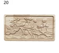 1PC Legno Intagliato Angolo Onlay Applique Vintage Non Dipinto Mobili Decor Arte