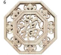1PC Legno Intagliato Angolo Onlay Applique Vintage Non Dipinto Mobili Decor Arte