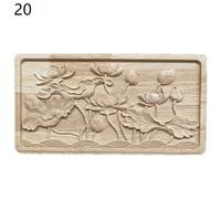 1PC Legno Intagliato Angolo Onlay Applique Vintage Non Dipinto Mobili Decor Arte