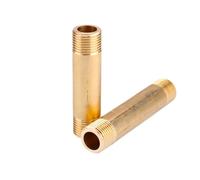 1pc Length 150mm 1/2" BSP Male Thread Brass Nipple Pipe Fitting Connector Long Coupling Joint YZWRWRMKTB