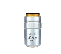 1PC Lente Obiettivo Acromatico 5X 10X 20X 40X 50X 60X 80X 100X Metallografico PL-A Lunga Distanza di Lavoro 20.2 Mm/Filettatura RMS(80X)