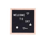 1PC Letter Message Board Lavagna in feltro fai-da-te Lavagna con cornice in