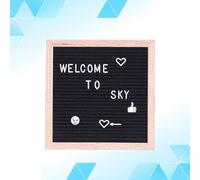 1PC Letter Message Board Lavagna in feltro fai-da-te Lavagna con cornice in