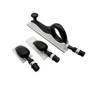 1pc Levigatrice portatile Blocco di estrazione della polvere Lucidatrice a mano Rettificatrice for lavorazione del legno metallico(70x400mm)