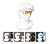 1pc Light David Decoration Gold Drawing Sculpture Crafts (Bianco)