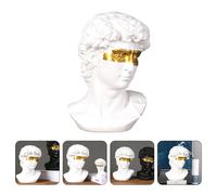 1pc Light David Decoration Gold Drawing Sculpture Crafts (Bianco)