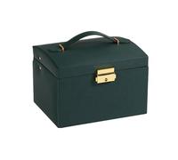 1PC, lock arch three-layer jewelry box, suitable for all kinds of storage(Black)