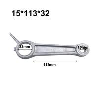 1Pc Luftkompressor Pleuelstange Argento Aluminiumlegierung for Luft Kompressor