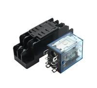 1Pc LY2NJ HH62P HHC68A-2Z Elettronico Micro Mini Relè Elettromagnetico 10A 8PIN Bobina DPDT Con Base Presa DC12V,24V AC110,220V(DC 12V)