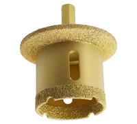 1PC M10 Punte da trapano brasate Corona di perforazione per piastrelle Marmo Ceramica Utensili per seghe a tazza, triangolare 40,60