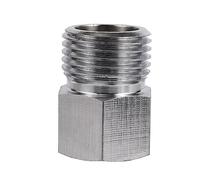 1pc M18 a 1/2 "3/4" adattatore filettatura maschio connettore filettatura rame nichelato 18mm pompa acqua adattatore riduttore raccordi idraulici(Size:M18-1/2)