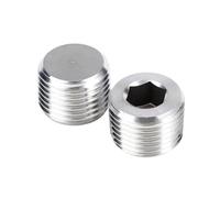 1PC M18x1.5 Metric Fine External Thread 304 SS Inner Hexagon Socket Allen Head Bolt End Cap Stop