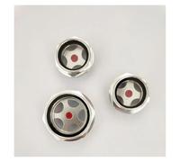 1pc M33x1.5 Male Thread Aluminum Alloy Hex Head Oil Sight Glass Window For Air Compressor