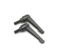 1PC M5 M6 M8 M10 M12 Leva di bloccaggio Macchine Forma L Maniglia Regolabile Chiusura Filettatura Maschio Esterna Manopola Bullone Vite (Size : M 10 X 60)