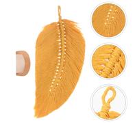 1pc Macrame Wall Hanging Leaf Bohémien Tapestry Decor d'arte intrecciata