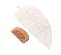 1pc Macrame Wall Hanging Leaf Bohémien Tapestry Decor d'arte intrecciata