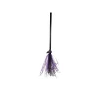 1pc Masquerade Prop Halloween Theme Witch Broom Party Decorative Broom